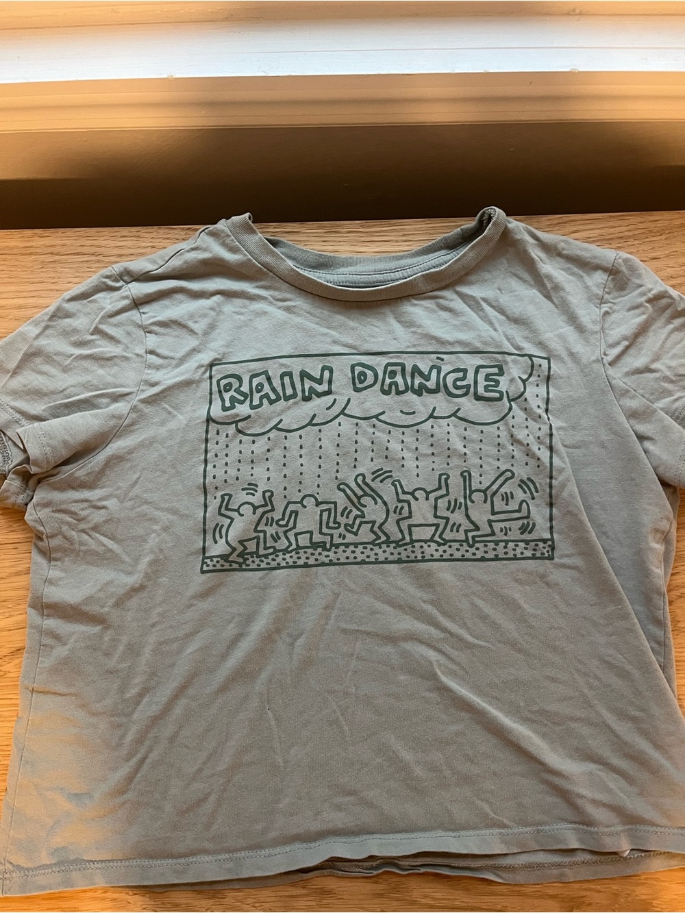 GAP Shrunken T Tee - Sage Green